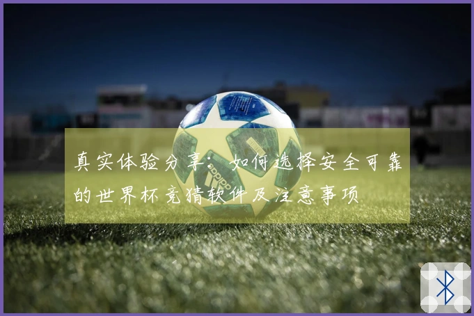 真实体验分享：如何选择安全可靠的世界杯竞猜软件及注意事项