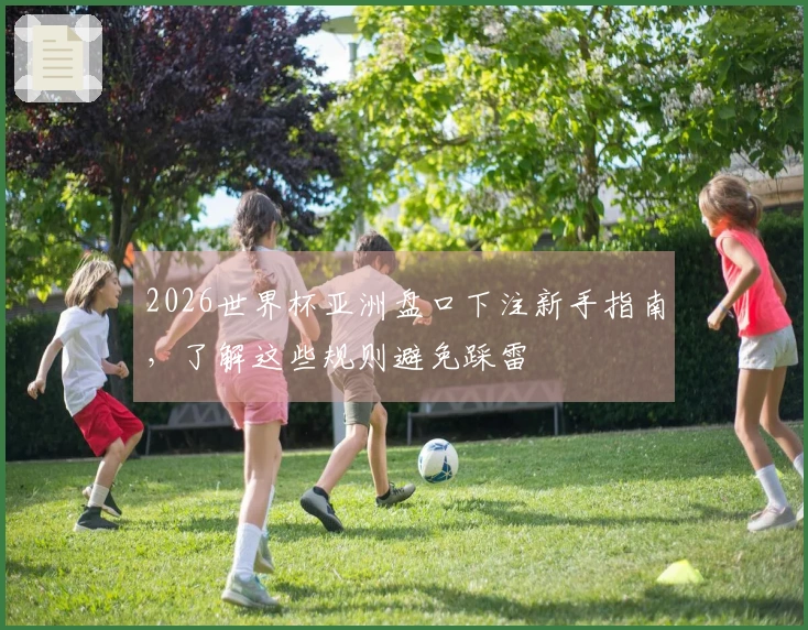 2026世界杯亚洲盘口下注新手指南，了解这些规则避免踩雷