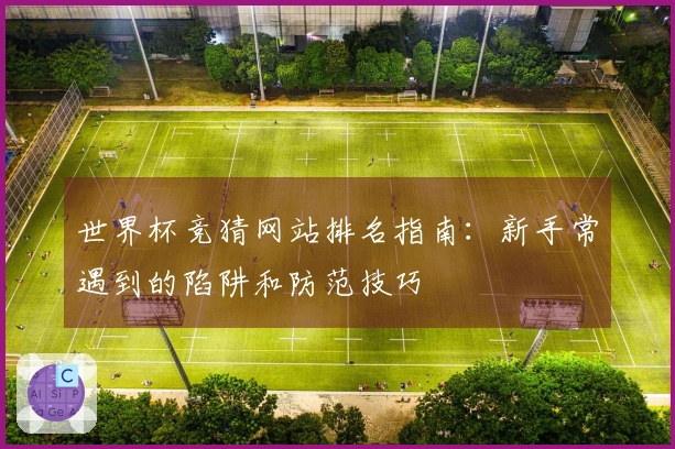 世界杯竞猜网站排名指南：新手常遇到的陷阱和防范技巧